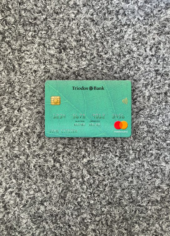 Download Netherlands Triodos Bank mastercard photolook front Photoshop template